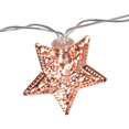 thumbnail image 2 of Elegani 10 LED Rose Gold Star String Lights – Warm White Metal Star Fairy Lights – 3ft Lighted Cord, 2 of 3
