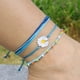 thumbnail image 3 of 2 juegos de pulseras para niñas adolescentes y mujeres, pulseras de cuerda impermeables, tobilleras de playa de verano, pulsera tejida, 3 of 5