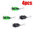thumbnail image 1 of 4cm 5.5g Bionic Iscas Artificial Wobblers Crankbait Pesca Insect Pike Tackle Simulation Cicada Hard Fake Bait Fishing Lure 4pcs, 1 of 6