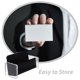 thumbnail image 3 of IDEANATEGRATE Organizador De Tarjetas Acrílico Negro Elegante Para Uso En Oficina Y Hogar, 3 of 8