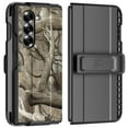 thumbnail image 2 of Case and Belt Clip Combo for Samsung Galaxy Z Fold 6, Nakedcellphone Cover and Hip Holster Holder [Rotate, Stand, S-Pen Slot] for Z Fold6 Phone (SM-F956U, 2024) - Bush Camo, 2 of 10