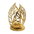 thumbnail image 3 of CUTICATE Leaf Candle Holder Candlestick Holder Valentines Day Decor Aesthetics Decorative Candle Stand for Bar Wedding Home Decoration gold, 3 of 8