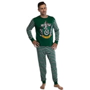 Harry Potter Hogwart's House Crest Tight Fit Adult Cotton Pajama Set