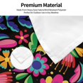 thumbnail image 5 of Kll Colorful Floral Embroidery Mexican Flag 4x6 Ft Parade Party Flag Outdoor Flag Decorative Flag Banner Flags Garden Flag Home House Flags, 5 of 7