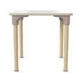 thumbnail image 3 of Flash Furniture Bright Beginnings Hercules Square Table 24" x 24" Height Adjustable White/Beech, 3 of 8