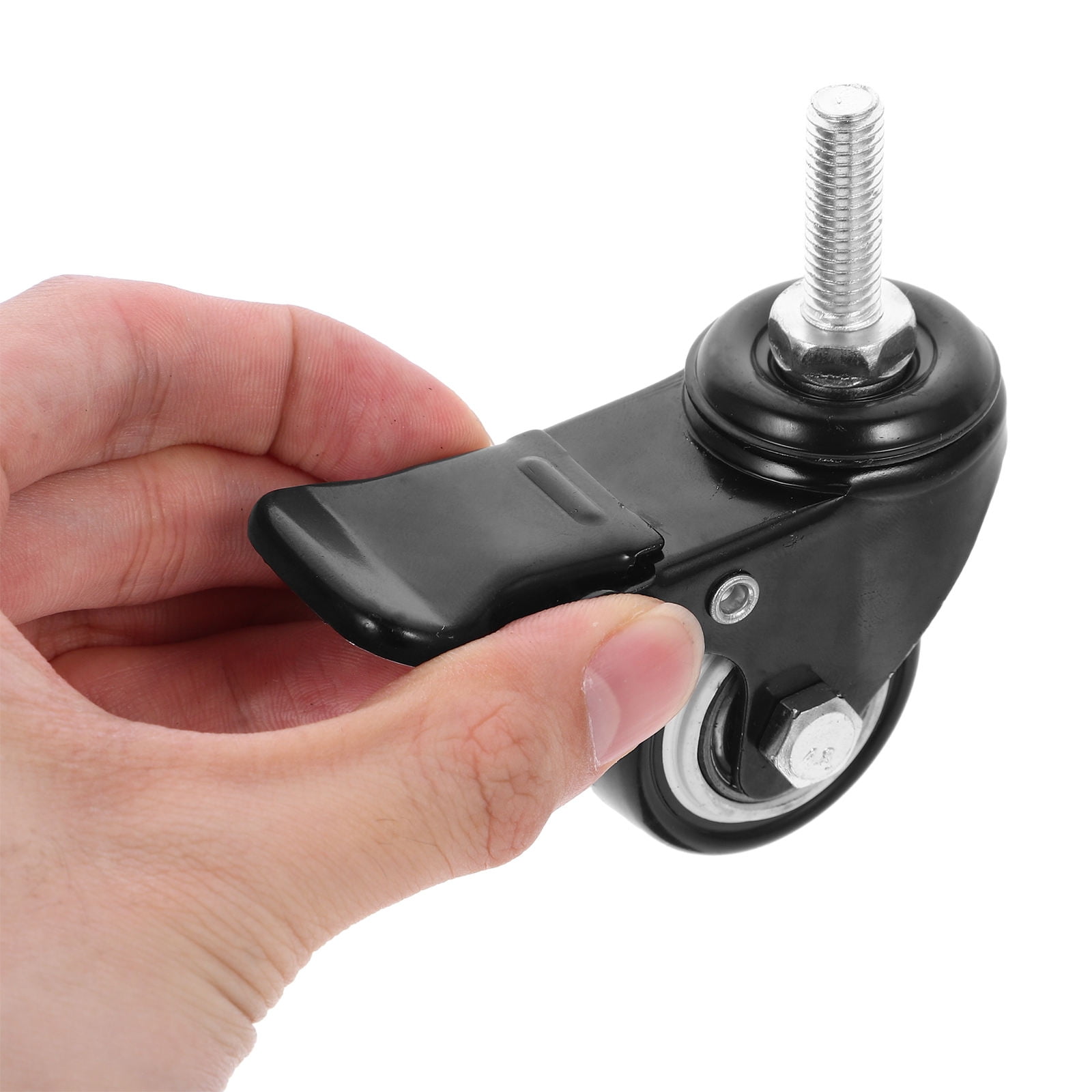 OUNONA  4 Pcs Caster Wheels for Furniture Moving Feet Castors Raise Universal Shopping Office