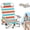 Low, variant on Backpack Beach Chair, 5 Level Adjustable Positions Beach Chair with Back Storage Bag, Cooler Pouch and Side Bags for Beach Poolside Lawn,Mint Green/Low