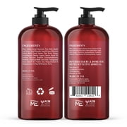 Botanic Hearth Apple Cider Vinegar Shampoo and Conditioner Set | Helps Dry Itchy Scalp, Dandruff, Frizz and Hair Loss | Color Safe, Sulfate Free Shampoo | All Hair Types, Men and Women, 16 fl oz each