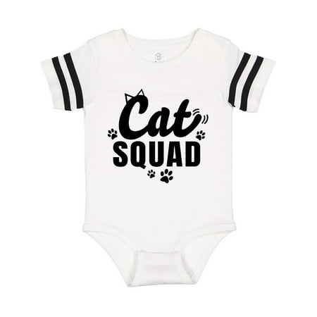

Inktastic Cat Squad with Paw Prints Gift Baby Boy or Baby Girl Bodysuit