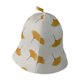 thumbnail image 1 of Sombrero de sauna de fieltro, gorro de baño portátil para mujer y hombre, gorro de ducha para baño Gingko, 1 of 9