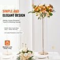thumbnail image 3 of SKYSHALO 10-Piece Set 35.43" High Crystal Floral Stands, Elegant Gold Metal Vases for Centerpieces, Ideal for Weddings, Parties, Ceremonies, Dinners, Events, and Home Decoration, 3 of 9