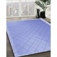 thumbnail image 3 of Ahgly Company Machine Washable Indoor Rectangle Transitional Light Slate Blue Area Rugs, 2' x 5', 3 of 7