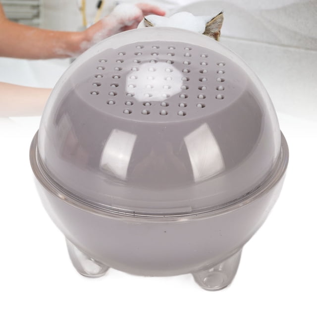 Pet Massage Brush, Electric Handheld Tool with Innovative Design and Comfortable Massage, Versatile for Short and Long Haired Pets, Unique Minimal Hair Flying