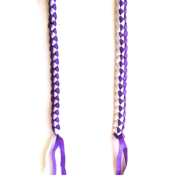 Maxport Corporation Braided Lei Purple/white