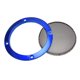 thumbnail image 4 of Cubierta de rejilla para altavoces Unique Bargains de 3 pulgadas, 95 mm, círculo decorativo, protector de subwoofer negro y azul claro, 2 piezas, 4 of 5