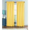 thumbnail image 5 of Collins Jacquard Heathered 54 x 90 in. Rod Pocket Single Curtain Panel, Red, 5 of 5