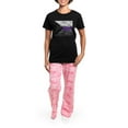 thumbnail image 4 of CafePress - Abstract Paint Splatter Demisexual Pride Flag Pajamas - Women's Short Sleeve Print T-Shirt and Pants Dark Cotton Pajama Set, 4 of 7