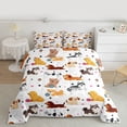 thumbnail image 2 of Feelyou Teens Dog Animal Twin Comforter Sets, Cute Dalmatian Bedding Set, 2pcs, 2 of 8
