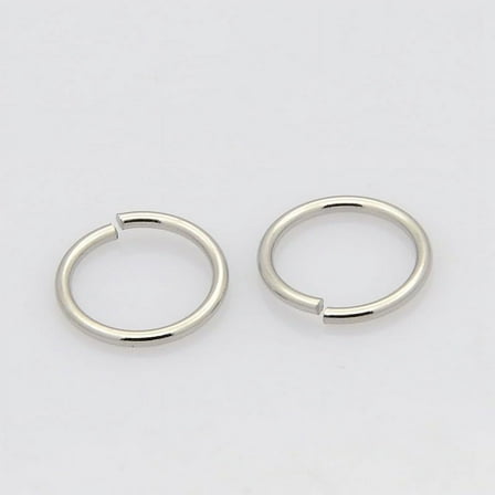 Tarnish Resistant 304 Stainless Steel Open Jump Rings Jump Rings Stainless Steel Color 20 Gauge 4x0.8mm Inner Diameter: 2.4mm