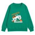thumbnail image 5 of Coerni Boys Girls Halloween Sweatshirt Cartton Truck Spooky Pumpkin Graphic Pullover Kids Fall Fashion Long Sleeve Tops, 5 of 7