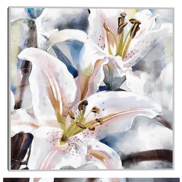 Cuadro Decorativo - capas de lirio Jr Impresión en canvas, estrechado.