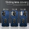 thumbnail image 3 of Dteck Case for Samsung Galaxy S23 FE,Shockproof Rubber Case Magnetic Armor Heavy Duty Military Grade Kickstand Slide Camera Cover Case for Galaxy S23 FE,Navyblue, 3 of 9