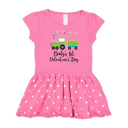 

Inktastic Babys First Valentines Day Outfit Gift Baby Girl Dress