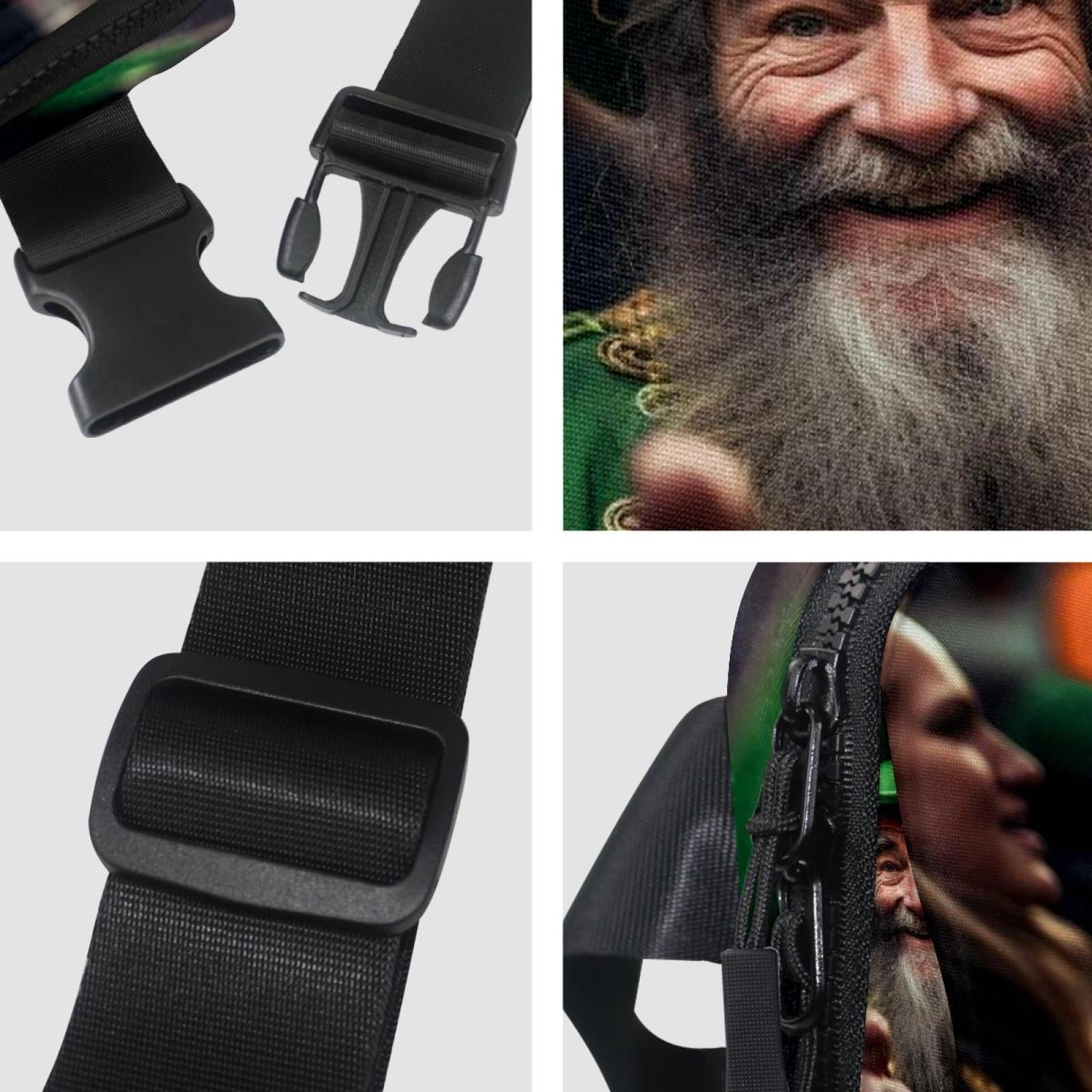 Saint Patrick's Day Adjustable Lightweight Running Belt Waist Bag with Extension Strap for Unisex