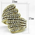 thumbnail image 2 of Ring Top GRD Crystal Clear GL284 for Women Style Plating, 2 of 4