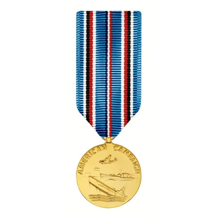 American Campaign Medal Miniature Anodized