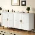 thumbnail image 6 of May in Color Storage Cabinet with Doors and Adjustable Shelves, Wood Credenza for Living Room, Bedroom, Dining Room, 6 of 8