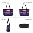thumbnail image 6 of FORMRS Canvas Laptop Tote Bag for Women with 15.6" Computer Compartments Shoulder Handbag, Pink Digital Art, 6 of 7