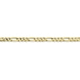 thumbnail image 3 of 10k 4mm Light Concave Figaro Chain in 10k Yellow Gold, 3 of 3