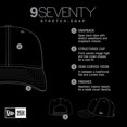 thumbnail image 2 of New Era Unisex-Adult MLB Adventure Perform 9SEVENTY Baseball Team Color Stretch Adjustable Snapback Hat One Size Fits All, 2 of 7
