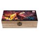 thumbnail image 1 of Grandes Héroes Caja Organizadora de Madera Rústica - Caja Decorativa Multifuncional para Escritorio, Hogar, Oficina, Joyas y Manualidades, 1 of 6