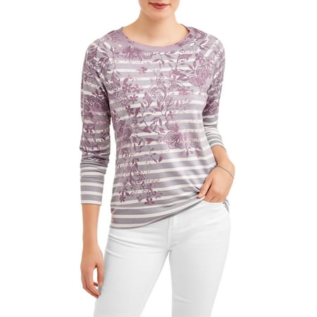 Women's Sublimation Print Pullover Sweatshirt