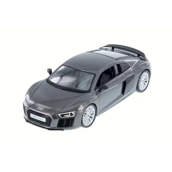 Audi R8 Plus Hard Top, Gray - Showcasts 37513 - 1/24 Scale Diecast Model Car (1 Car, No Box)