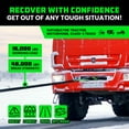 thumbnail image 3 of Rhino USA Recovery Tow Strap (6" x 30') - 48,000lb Break Strength - Emergency Recovery Strap Tow Rope for Big Trucks, SUV, Backhoe, Excavators & More - Heavy Duty Towing Strap for Offroad 4x4 Use, 3 of 7