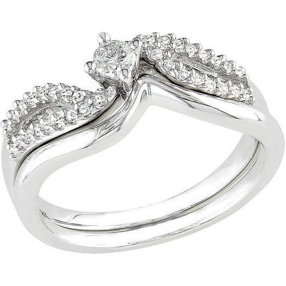 Everly Women's Diamond Sterling Silver Bridal Set