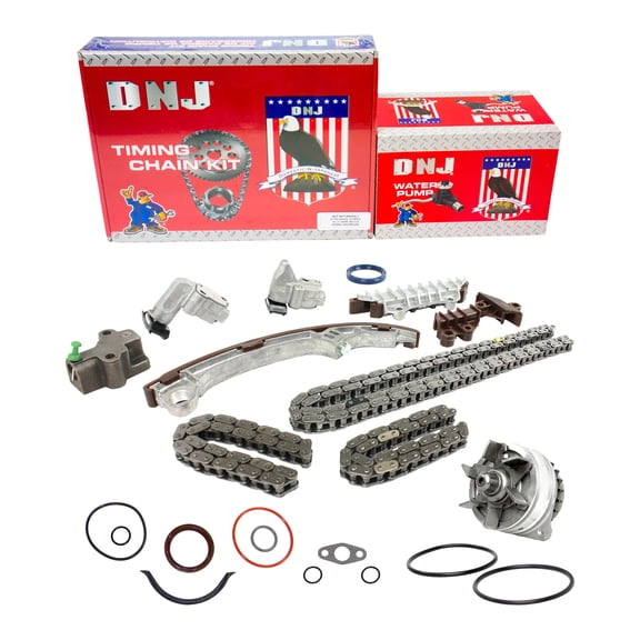 DNJ TK632WP Timing Chain Kit with Water Pump Fits Cars & Trucks 95-01 Infiniti 3.0L V6 DOHC 24V