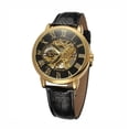 thumbnail image 1 of EGNMCR Men's Watch Hollow Engraving Case Roman Number Skeleton Dial Mechanical Watch Watch, 1 of 1