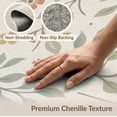 thumbnail image 6 of ODIKA 2'x3' Cream Beige Botanical Garden Floral Branch Washable Doormat Traditional Vintage Style Leafy Vine Pattern for Entryway, Kitchen, Laundry Room, Non-Slip, Low Pile, 6 of 7