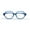 Blue, variant on Kids Optical Glasses Rounded Square Frame TR90 Size 41 Elastic Strap Retainer Flexible Bendable Boys Girls 2-3Y