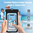 thumbnail image 4 of Waterproof Cell Phone Pouch : Universal Water Proof Dry Bag Case with Neck Lanyard, 4 of 6