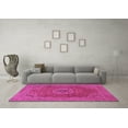 thumbnail image 3 of Ahgly Company Indoor Rectangle Medallion Pink Traditional Area Rugs, 6' x 9', 3 of 4