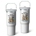 thumbnail image 2 of 1pc Dog Lover 30oz Tumbler with Straw & Handle - Insulated Stainless Steel Cup | Holiday Gift for Man Women (Christmas, Valentine's, Birthday), 2 of 7