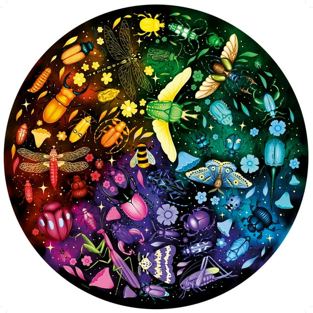 Rompecabezas Ravensburger Circle of Colors: Insectos, 500 unidades