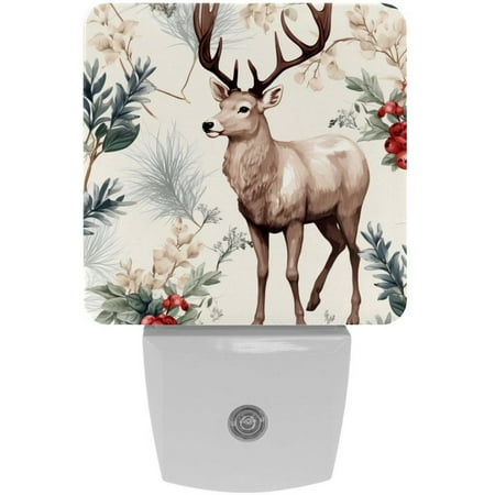

Christmas elk LED Square Night Lights - Energy Efficient and Stylish Bedroom Lighting Solution