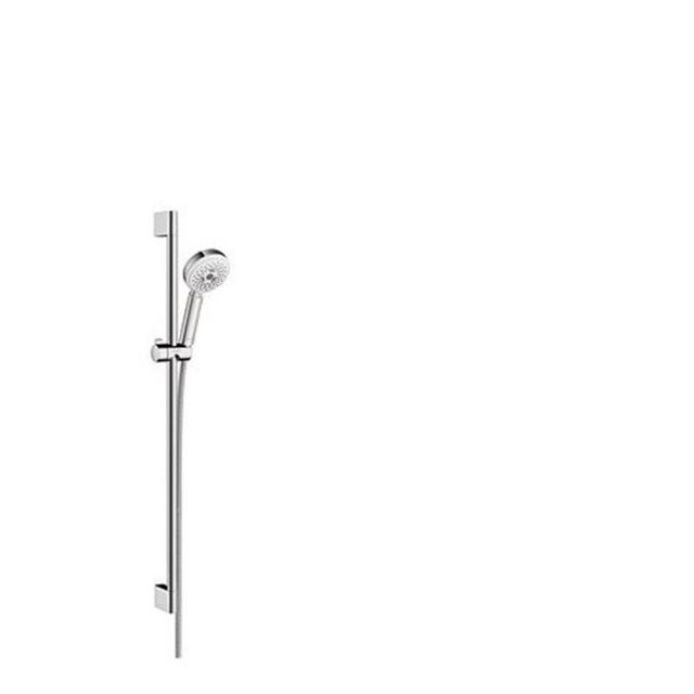 Hansgrohe 26650401 Crometta Set de 3 Barres Murales 2,0 GPM, Blanc/chrome