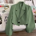 thumbnail image 4 of Blazers for Women Hemlock Spring And Autumn Short Student All Small Suit Womens Blazer, 4 of 5